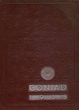 1935 Cony High School Yearbook from Augusta, Maine cover image