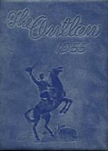 Marlow High School 1955 yearbook cover photo
