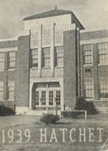 Washington High School 1939 yearbook cover photo