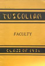 Tuscola High School 1931 yearbook cover photo