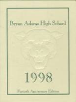 1998 Bryan Adams High School Yearbook from Dallas, Texas cover image