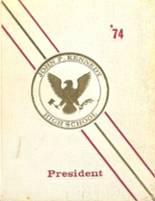 John F. Kennedy High School 1974 yearbook cover photo