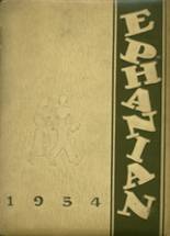 East Palestine High School 1954 yearbook cover photo