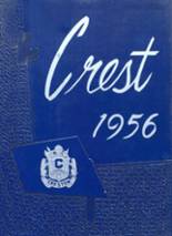 Creston High School 1956 yearbook cover photo