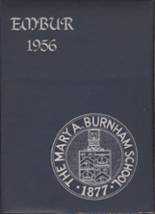 Burnham High School 1956 yearbook cover photo