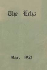 Vera High School 1921 yearbook cover photo