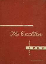 Crown Point High School 1957 yearbook cover photo