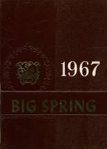 Big Spring High School 1967 yearbook cover photo