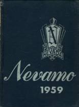 Nevada High School 1959 yearbook cover photo