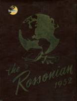 Ross High School 1952 yearbook cover photo