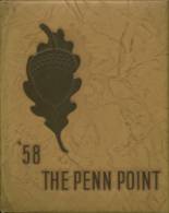 Penn Joint High School 1958 yearbook cover photo