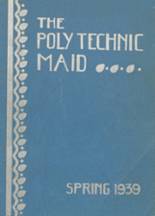 Girls Poly High School 1939 yearbook cover photo