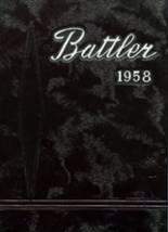 Gettysburg High School 1958 yearbook cover photo