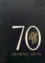 Deming High School 1970 yearbook cover photo