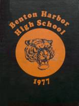 Benton Harbor High School 1977 yearbook cover photo