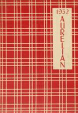 Aurelia High School 1952 yearbook cover photo