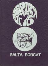 Balta High School 1976 yearbook cover photo