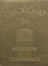 Chickasha High School 1954 yearbook cover photo