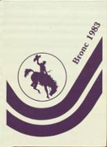 Belle Fourche High School 1983 yearbook cover photo