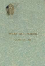 Wilby High School 1922 yearbook cover photo