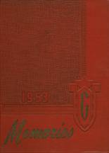 1953 Grovertown High School Yearbook from Grovertown, Indiana cover image