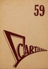 Carthage High School 1959 yearbook cover photo
