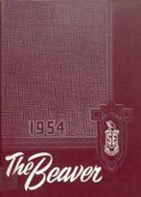 St. Edward High School 1954 yearbook cover photo