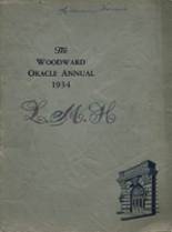 Woodward High School 1934 yearbook cover photo