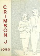 Newton Bateman High School 1959 yearbook cover photo