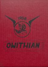 Owen-Withee High School 1958 yearbook cover photo