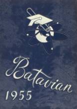 Batavia High School 1955 yearbook cover photo