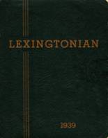 New Lexington High School 1939 yearbook cover photo