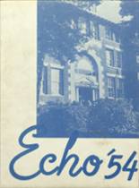 Seattle Preparatory 1954 yearbook cover photo