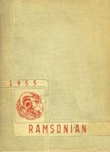 Ramseur High School 1955 yearbook cover photo