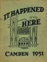 Camden High School 1951 yearbook cover photo