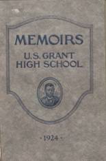 Grant High School 1924 yearbook cover photo
