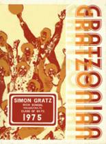 Gratz High School 1975 yearbook cover photo