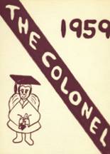 Brattleboro Union High School 1959 yearbook cover photo