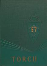 Ackley-Geneva High School 1957 yearbook cover photo