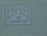 1922 Bloomfield High School Yearbook from Bloomfield, New Jersey cover image