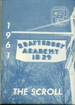 Craftsbury Academy 1961 yearbook cover photo