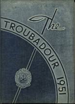St. Francis High School 1951 yearbook cover photo