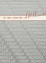 Connersville High School 1986 yearbook cover photo