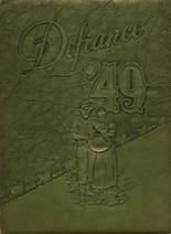Defiance High School 1949 yearbook cover photo