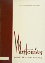 Morton West High School 1959 yearbook cover photo
