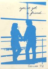 1972 St. Cecilia High School Yearbook from Hastings, Nebraska cover image