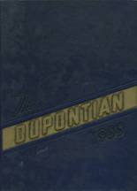 Dupont High School 1955 yearbook cover photo