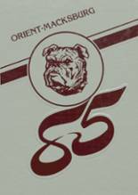 Orient-Macksburg High School 1985 yearbook cover photo
