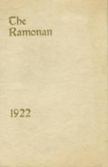 Ramona High School 1922 yearbook cover photo