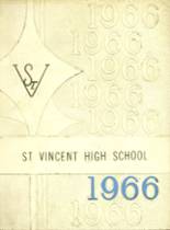 St. Vincent's High School 1966 yearbook cover photo